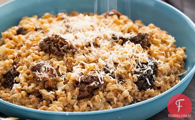 Risoto Farro De Cogumelos Selvagens