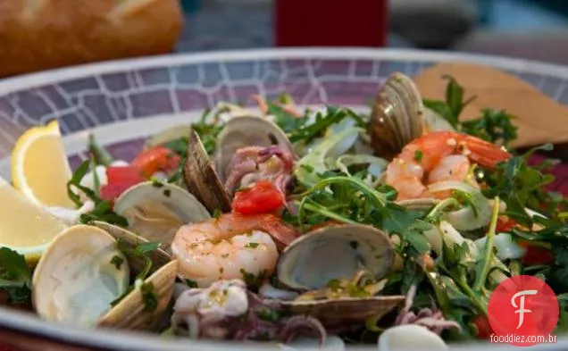 Salada Italiana De Frutos Do Mar Gelada