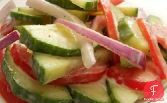 Salada Refrescante De Pepino
