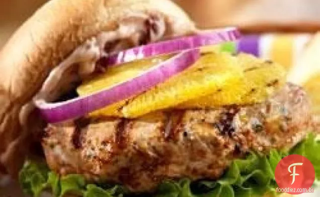 Zesty Turquia hambúrgueres da cozinha de Campbell