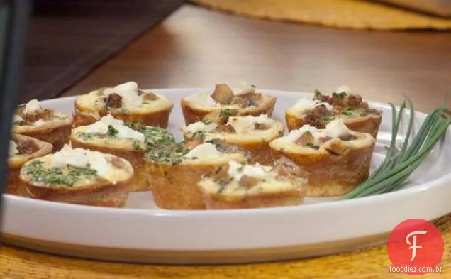 Mini Quiche com ação de Graças
