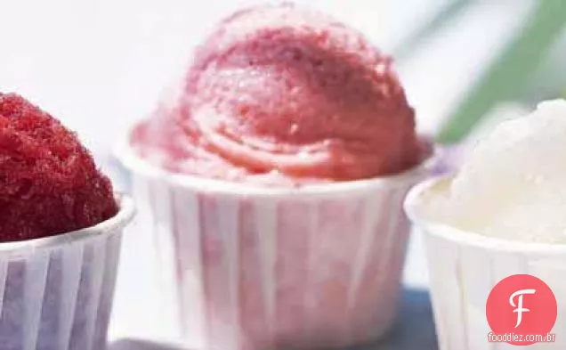 Sorbetto De Limão E Gengibre