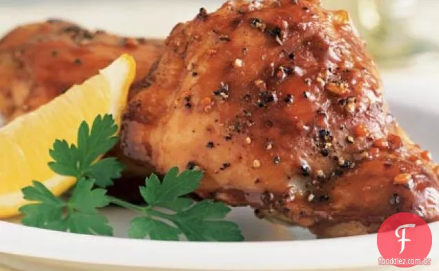 Coxas De Frango Com Limão E Alho