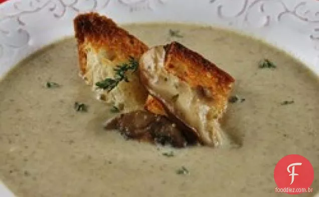 Sopa De Cogumelos Torrados