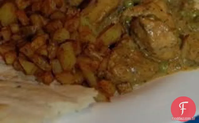 Frango Com Curry Frito Seco Picante