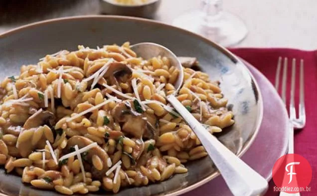 Risoto Orzo De Cogumelos