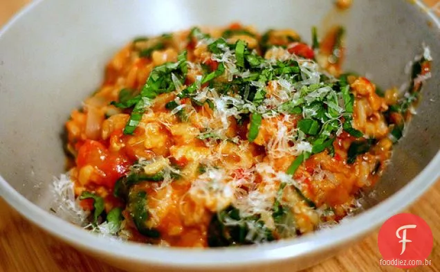 Risoto De Tomate E Salsicha