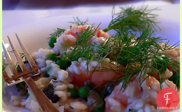Risoto Primavera Camarão
