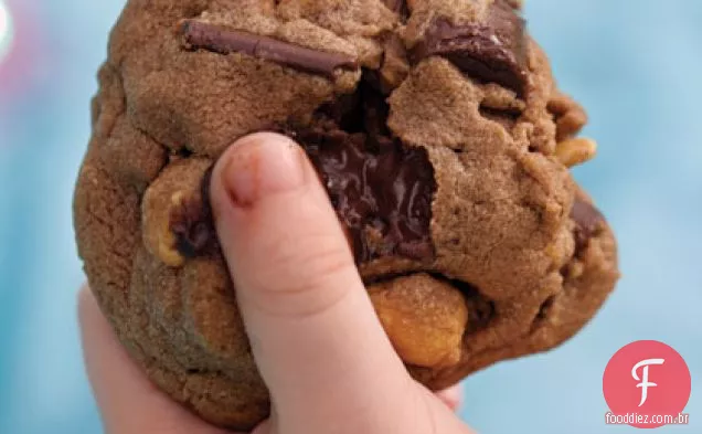 Double Chocolate Chunk-Biscoitos De Amendoim