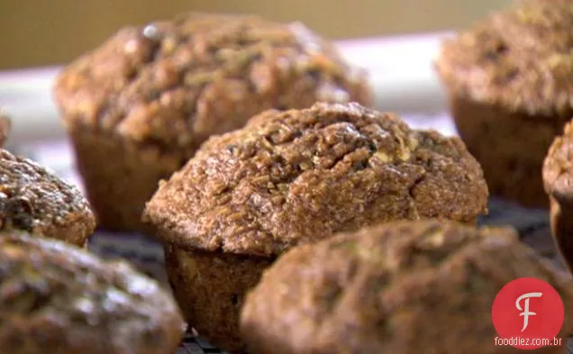 Muffins Úmidos De Farelo De Abobrinha