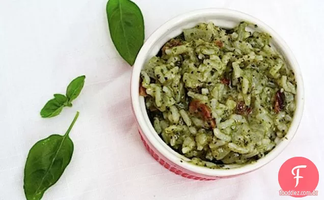 Risoto De Bacon Pesto