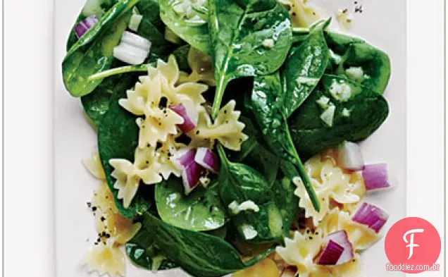 Espinafre-Salada De Macarrão