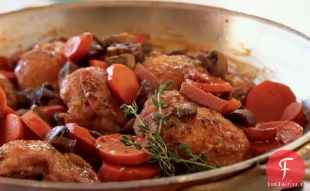 Quick coq au vin