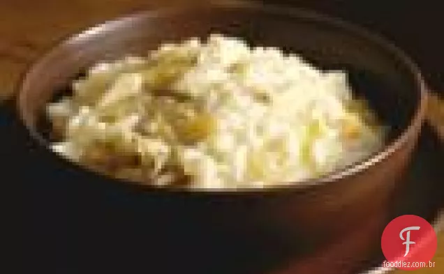 Risoto Com Frango E Cebola Caramelizada