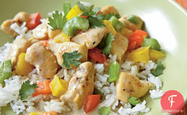 Frango Com Curry Verde