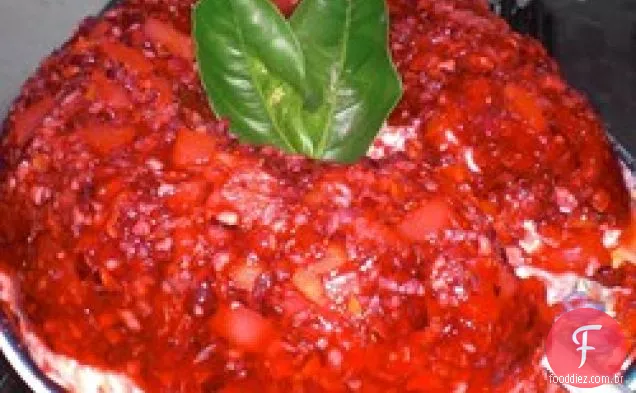 Salada de gelatina de cranberry de Moore