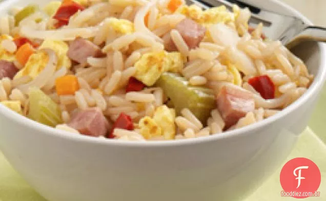 Arroz 'frito' de presunto