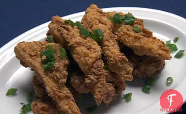 Leitelho Marinado Coxas De Frango Frito