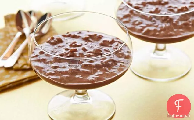 Pudim De Arroz Chocolate