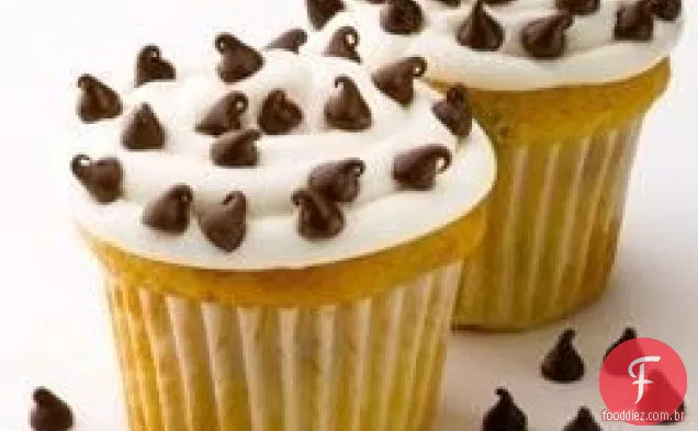 Mini Chip Branco Cupcakes
