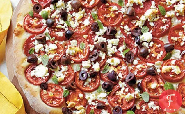 Tomate Fresco-Feta Pizza