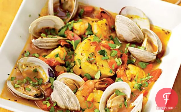 Marisco com Chipotle e Tequila