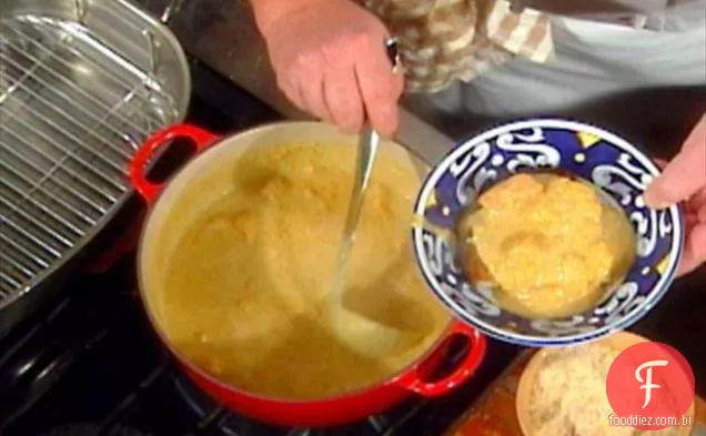 Sopa cremosa de abóbora de Inverno: Crema di Zucca