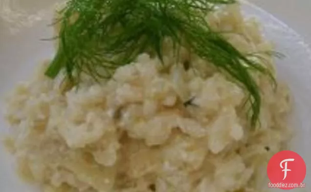 Risoto Com Erva-Doce E Ricota