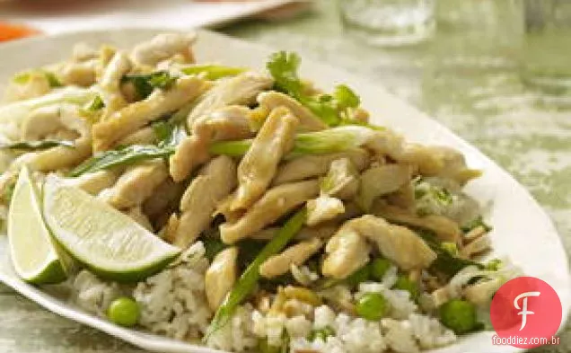 Limão Rickey Chicky E Arroz De Amêndoa Com Manteiga