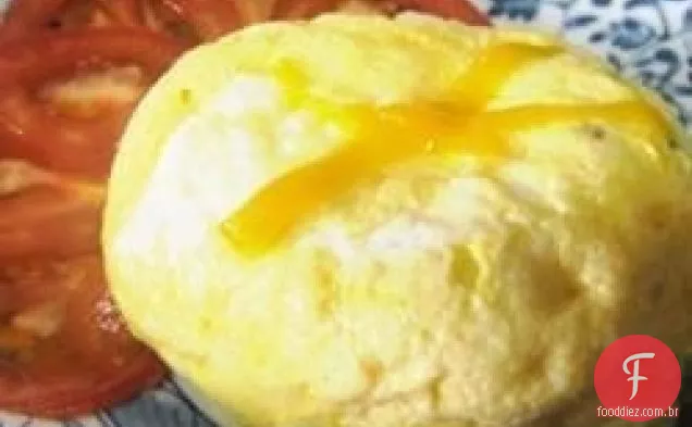 Omelete em uma caneca
