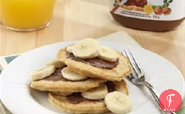 Panquecas Bananalicious com NUTELLA®