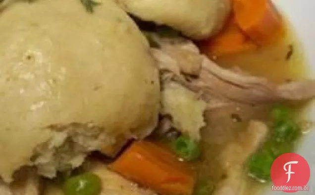 Fácil Frango e bolinhos