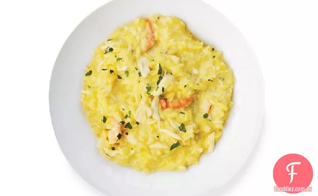 Risoto Cremoso De Frutos Do Mar