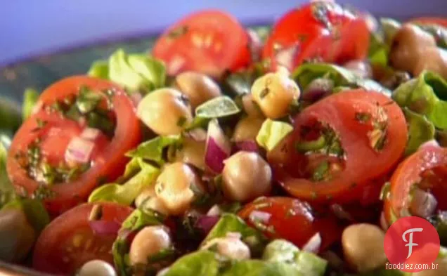 Salada Picante De Grão De Bico