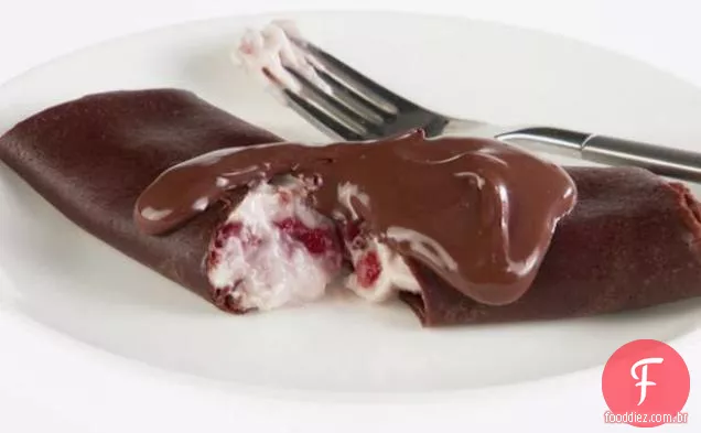 Crepes De Chocolate E Morango