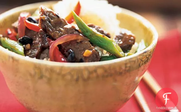 Carne De Feijão Preto Com Feijão Verde