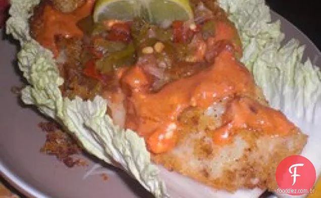 Peixe Taco Repolho Wraps