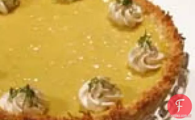 Torta De Limão Com Crosta De Coco