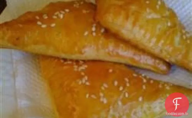 Turnovers Crescentes Escamosos Do Cogumelo