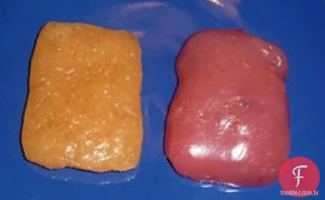 Caramelos de arando ou abacaxi