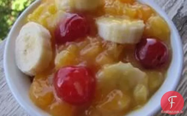 A famosa salada de frutas da mamãe Cordeiro