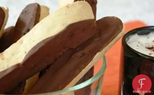 Chocolate Mergulhado Laranja Biscotti