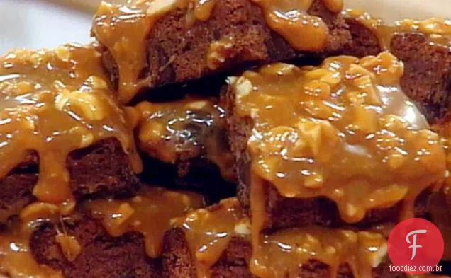 Caramelo-Brownies De Caju