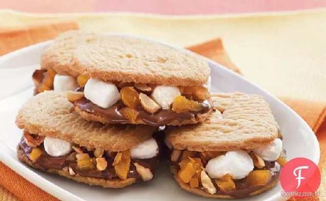 Bolinho avelã-açúcar S'mores