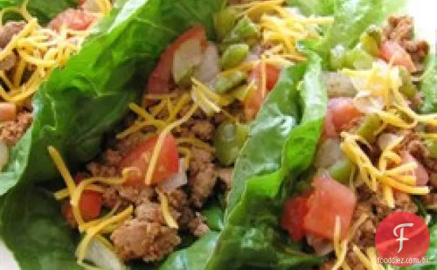 Tacos De Folhas De Alface