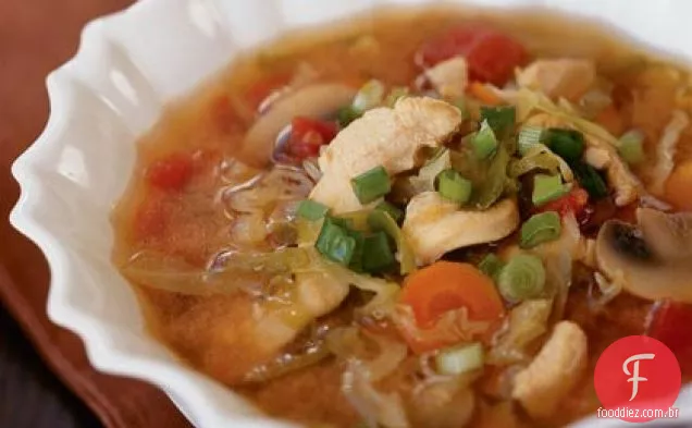 Sopa De Galinha De Capim-Limão