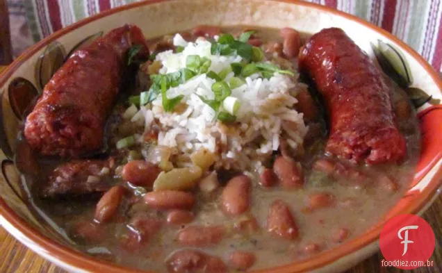 Feijão Vermelho E Arroz