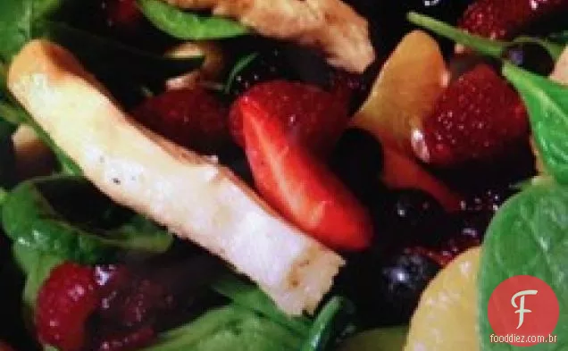 Salada de frango quente e Limey