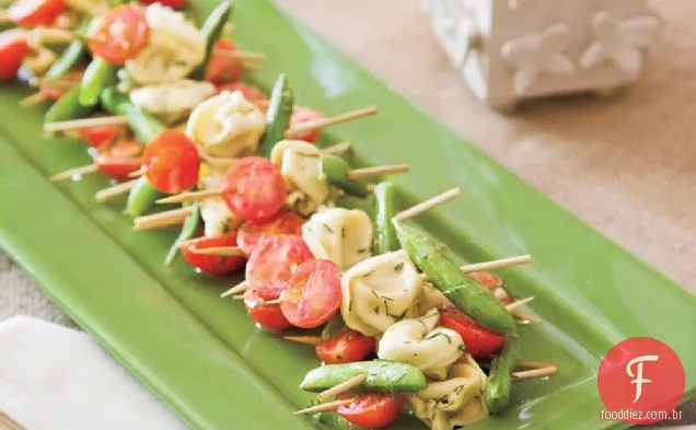 Espetos De Salada Tortellini De Mostarda E Endro