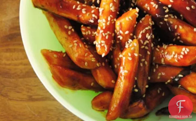 Bolos De Arroz Coreano Assados